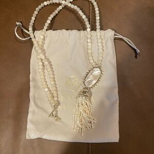 Kendra Scott Tatiana Beaded Tassel Necklace IMOP